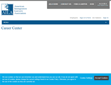 Tablet Screenshot of careers.aila.org